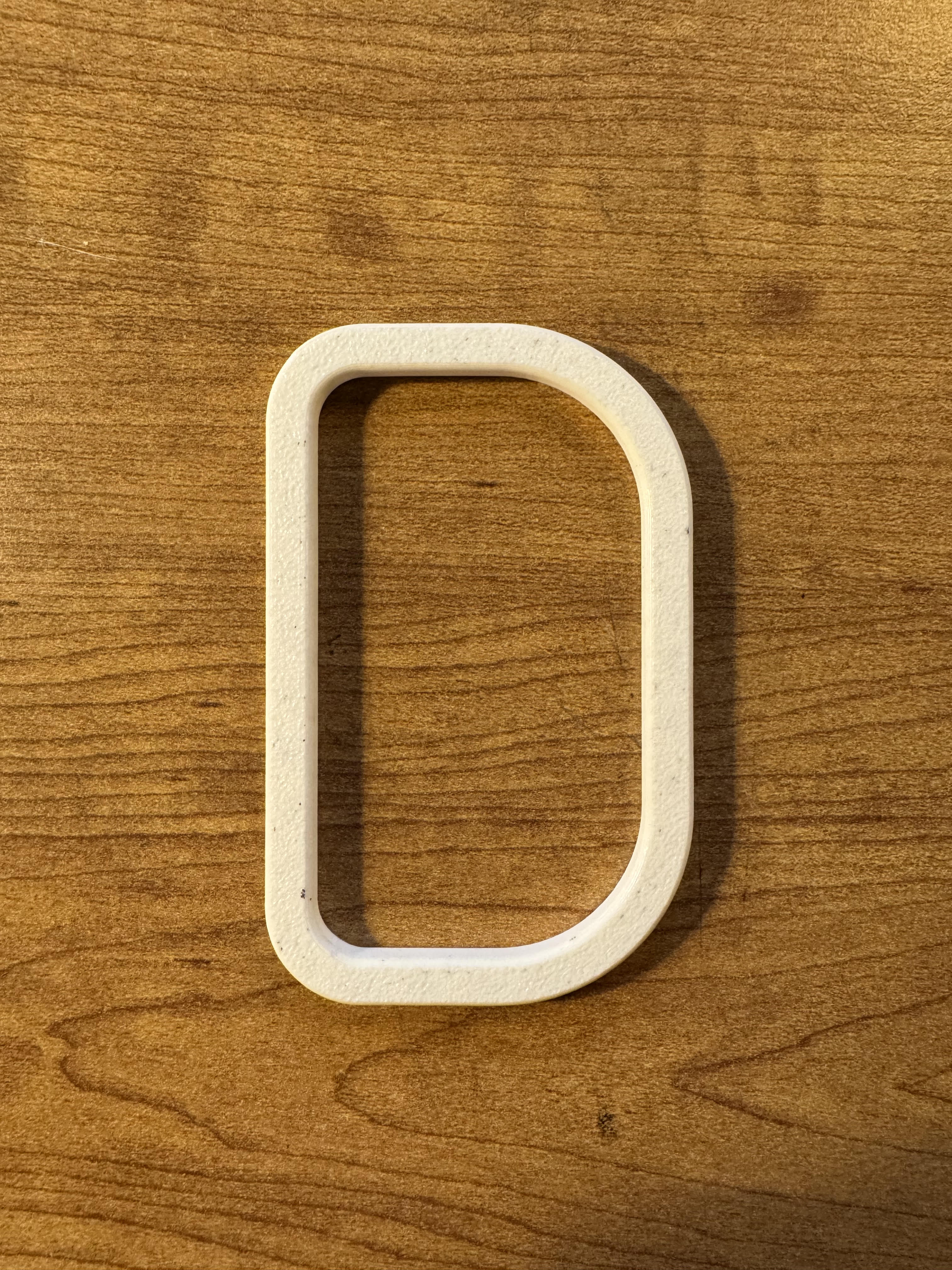 Climbing carabiner used in the fracture analysis project